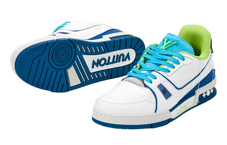 Purchase Louis Vuitton Zapatillas 'Blanco Azul Verde para Ghana' 1A9DBB