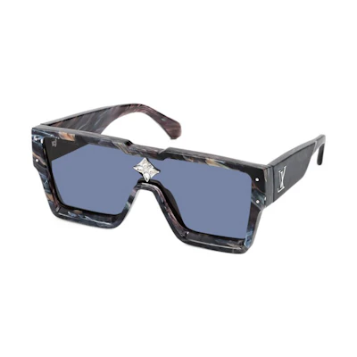LOUIS VUITTON Trendy Irregular Shaped Sunglasses for Men. Z1789E