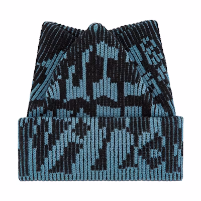 Louis Vuitton Tricorn Rib Flower Wool Knit Beanie Unisex Casual Warm Hat. M78238