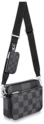 路易威登灰色达米埃3D三合一邮差包 Buy 路易威登灰色达米埃3D三合一邮差包