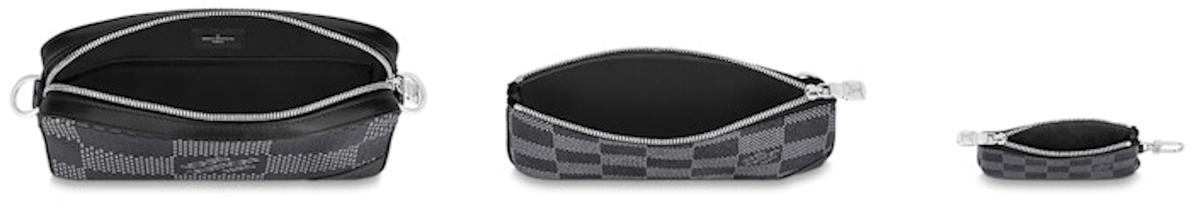 路易威登灰色达米埃3D三合一邮差包 Order 路易威登灰色达米埃3D三合一邮差包