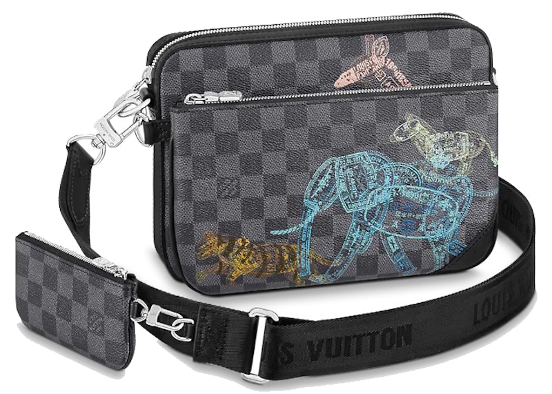 Louis Vuitton Trio Messenger Damier Graphite