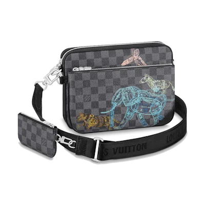 Louis Vuitton Trio Messenger Damier Graphite