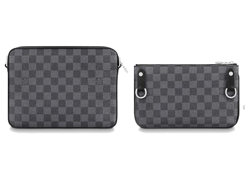 Order Louis Vuitton Trio Messenger Damier Graphite Lelaki