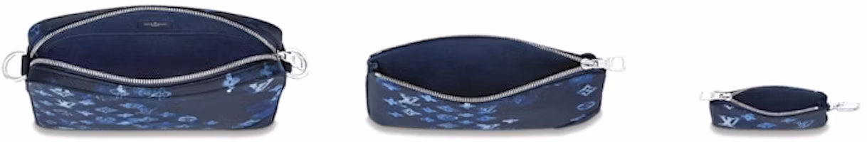 Lookbook Louis Vuitton Trio Messenger Ink Watercolor