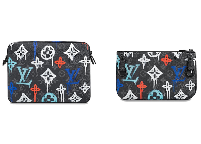 Lookbook Louis Vuitton Trio Messenger Graffiti Multicolor LV