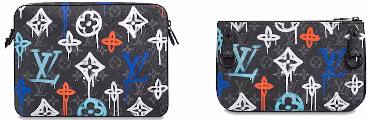 Louis Vuitton Trio Messenger LV Graffiti Multicolor Lookbook Louis Vuitton Trio Messenger LV Graffiti Multicolor