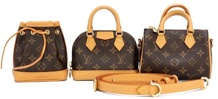 Louis Vuitton Trio Mini Icones Monogram Bag Brown Louis Vuitton Trio Mini Icones Monogram Bag Brown