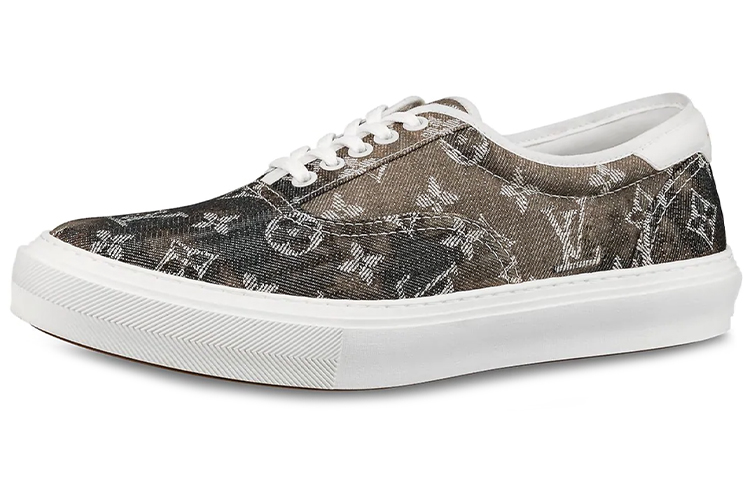 Louis Vuitton Trocadéro Richelieu 'Logo Denim' 1A5AV5