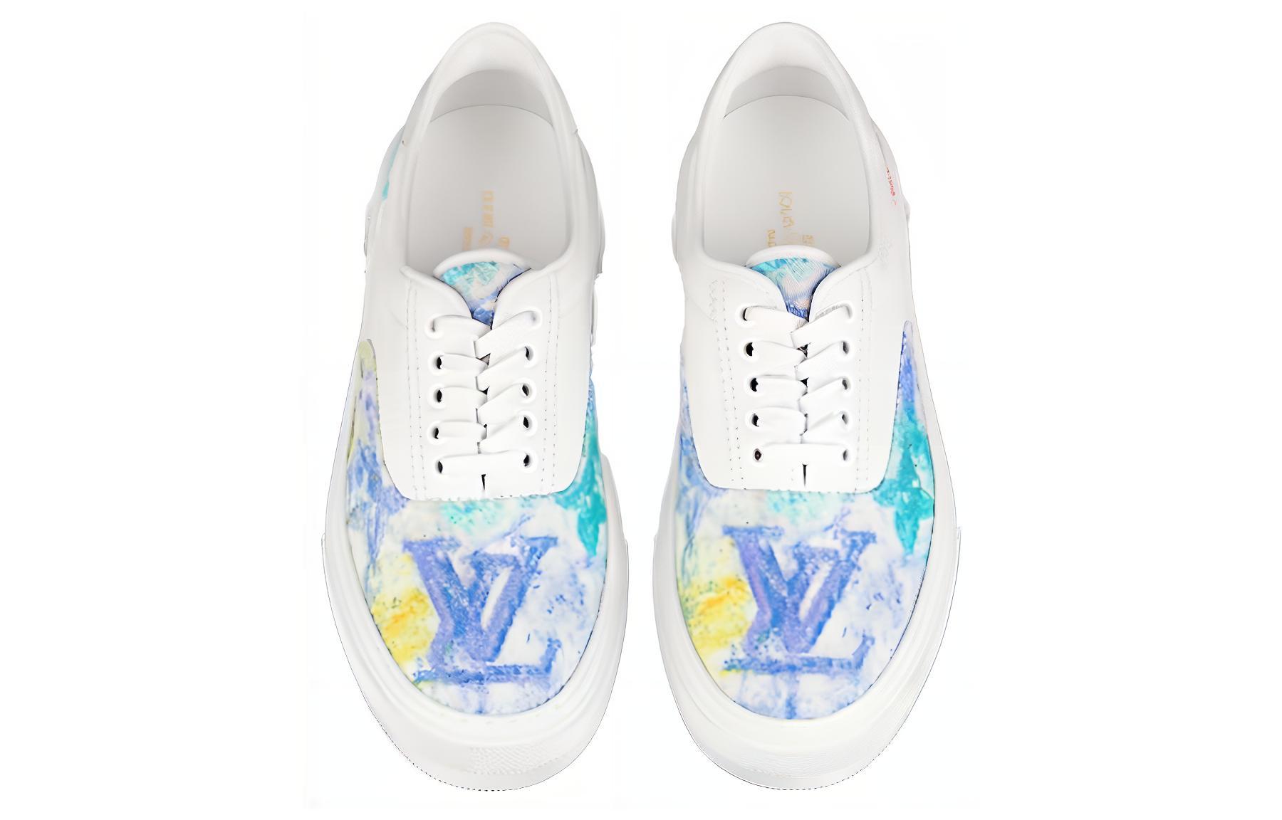 Lookbook Louis Vuitton Trocadero Richelieu ''Wit Multicolor'' 1A8JW2