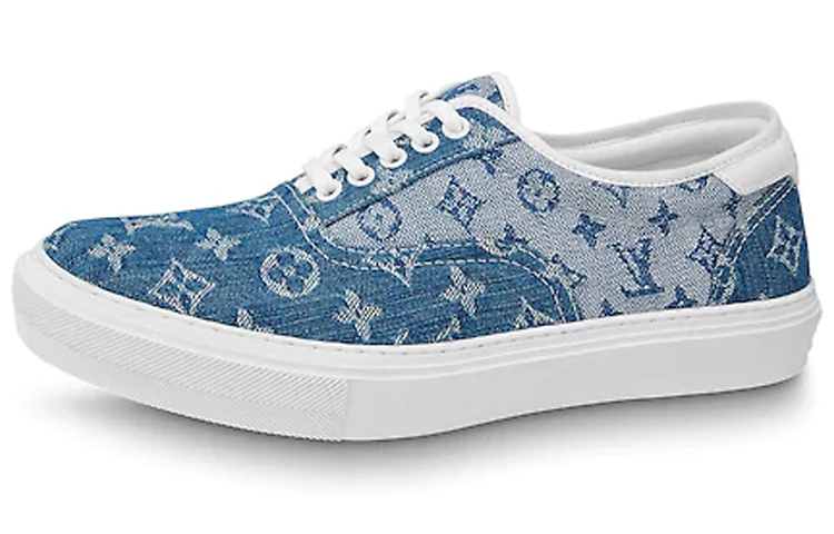 Louis Vuitton Trocadero Sneakers 'Denim Monogram' 1A5YUR