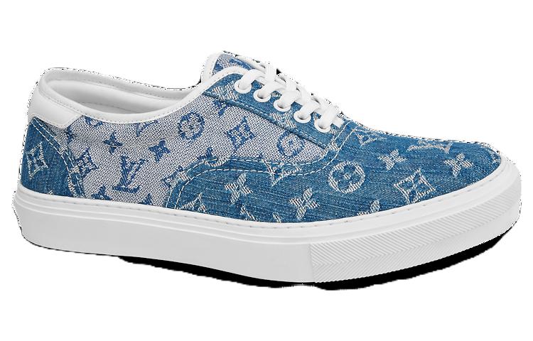 Order Louis Vuitton Trocadero Sepatu 'Denim Monogram' 1A5YUR
