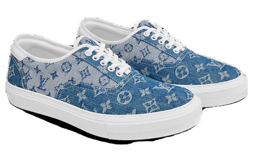 Lookbook Louis Vuitton Trocadero Sepatu 'Denim Monogram' 1A5YUR
