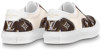 路易威登 Trocadero 白米色棕色老花运动鞋 1A7QZ Shop 路易威登 Trocadero 白米色棕色老花运动鞋 1A7QZ