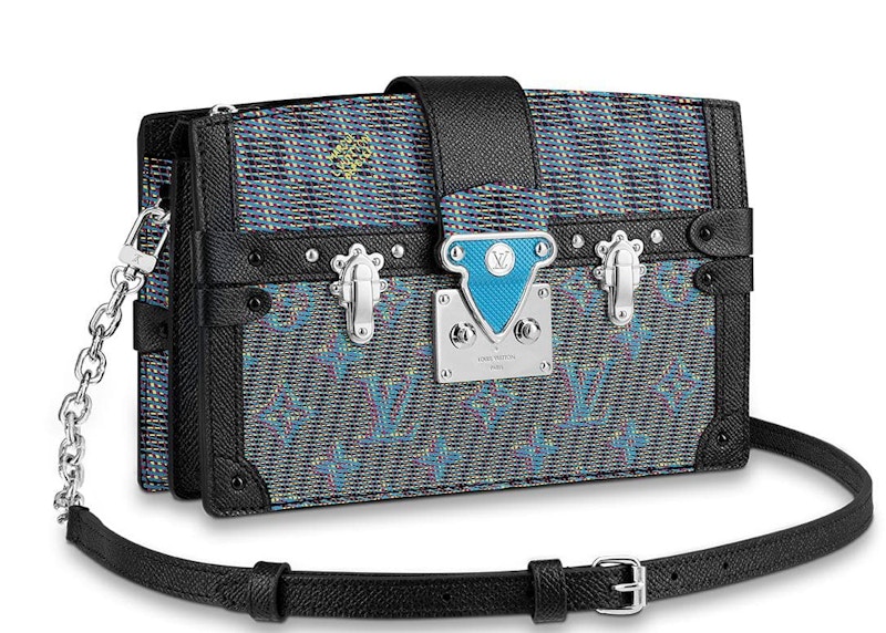 Louis Vuitton Trunk Clutch Damier Monogram LV Pop Blue