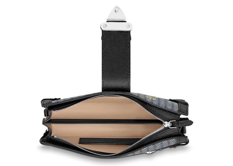 Lookbook Louis Vuitton Trunk Clutch Damier Monograma LV Pop Azul