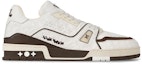 Order Louis Vuitton Tyler, The Creator x Trainer Low 'Beige Brown' - Kasut Coklat Beige 1ACR5K