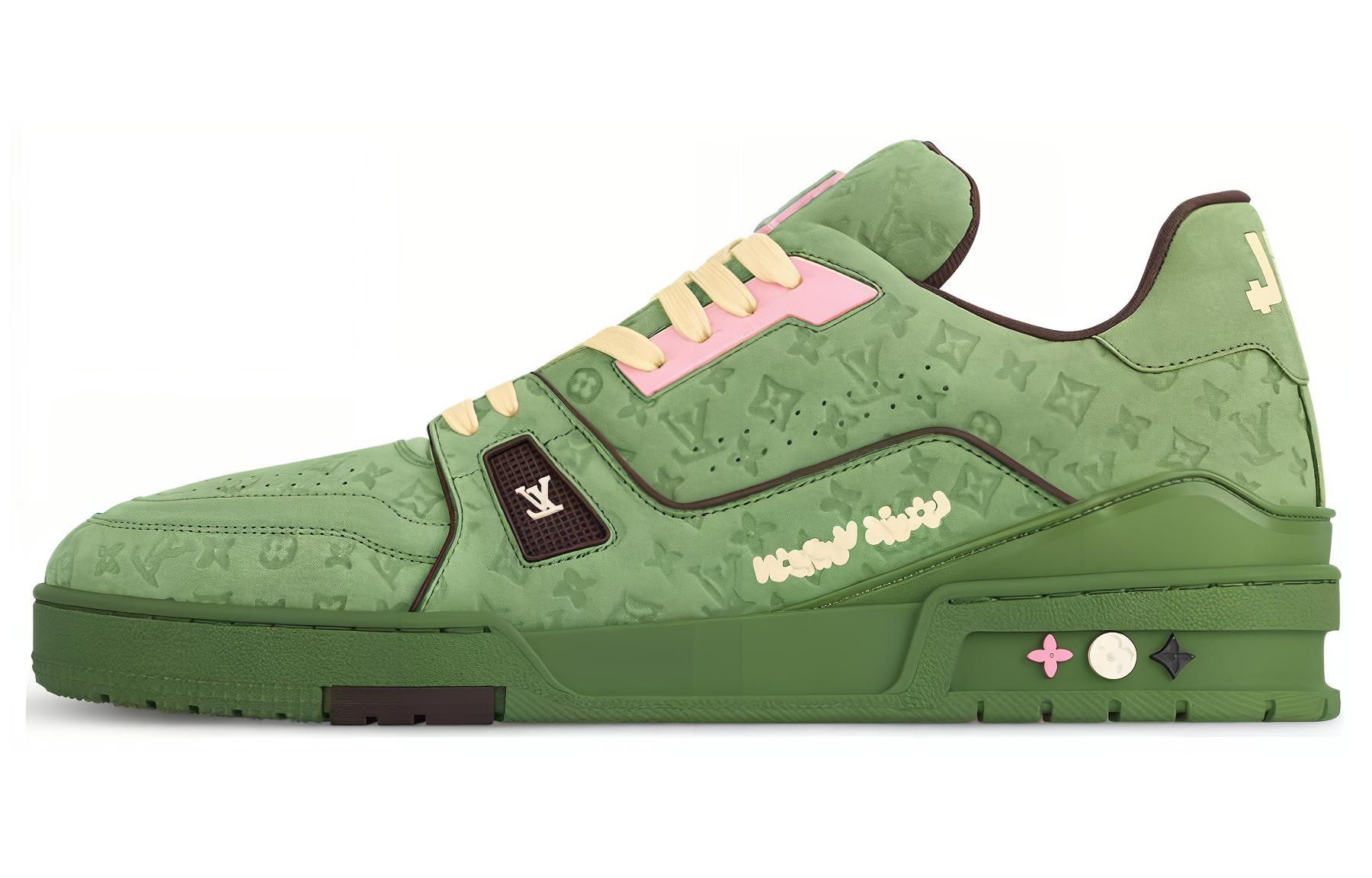 Louis Vuitton Tyler, The Creator x Trainer Low 'Green' 1ACR6E