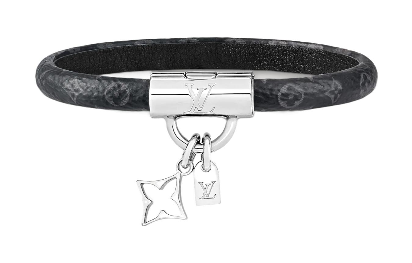 Louis Vuitton Unisex Black Fashion Metal Bracelet M8078E