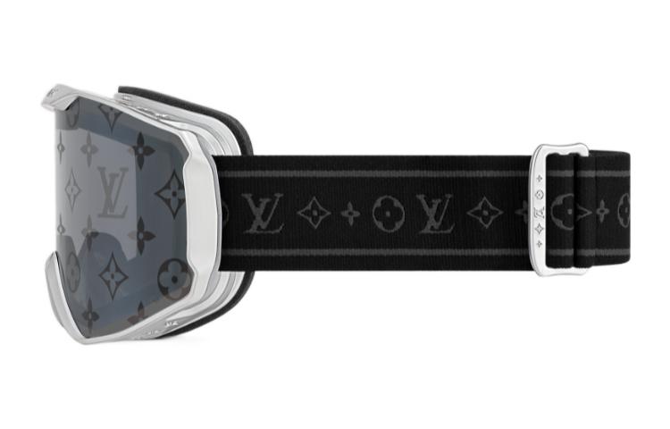 Lookbook ルイヴィトン ユニセックス ブラック モノグラム ロゴ スキーゴーグル 防風デザイン Z1744W