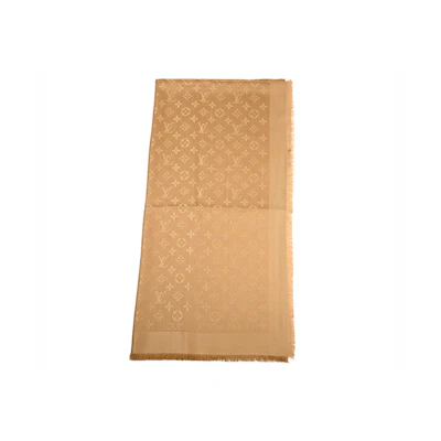 Louis Vuitton Unisex Brown Cashmere Scarf M77630