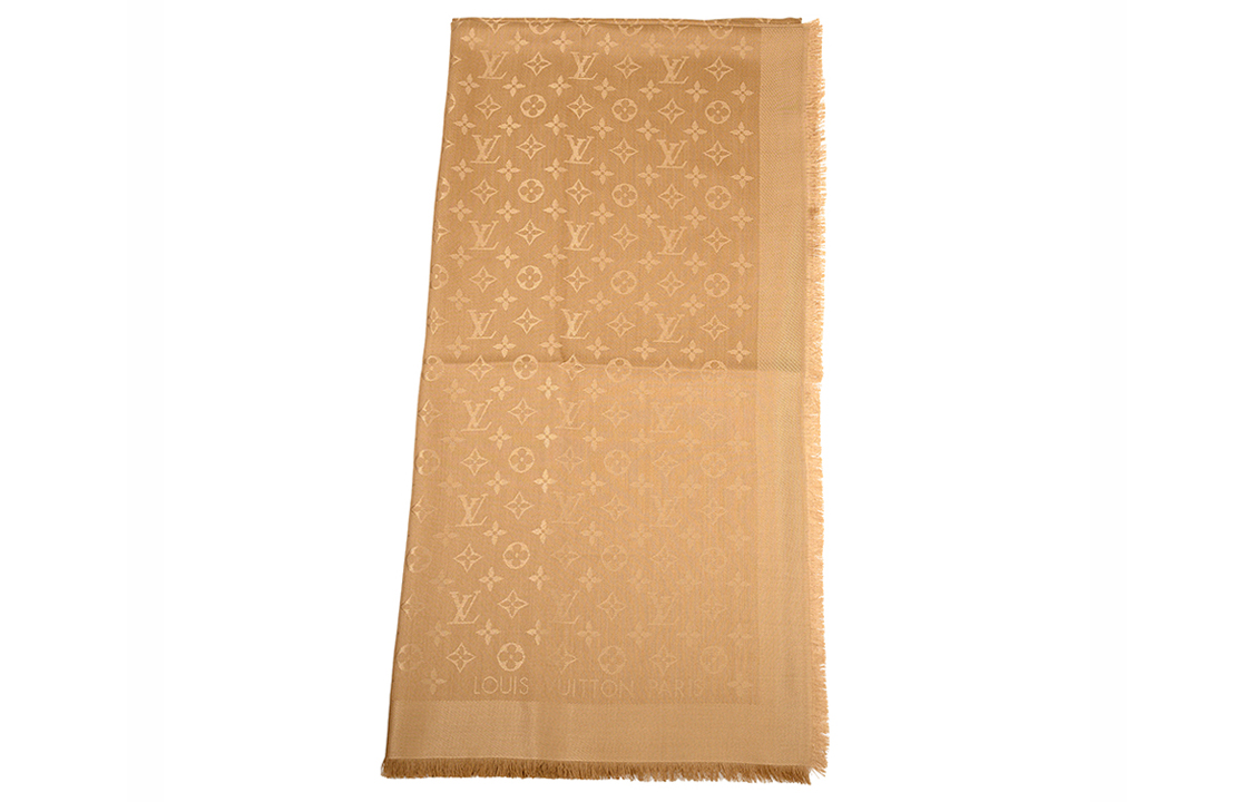 Louis Vuitton Unisex Brown Cashmere Scarf M77630 圖 2