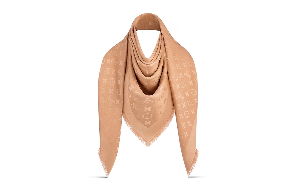Louis Vuitton Unisex Brown Cashmere Scarf M77630 圖 3