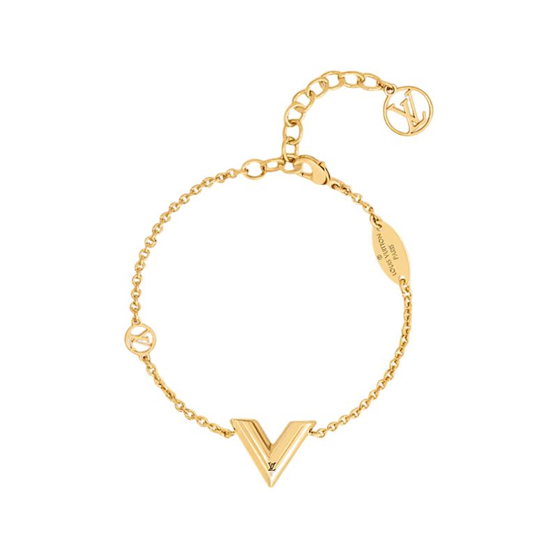 Louis Vuitton Unisex Metal Bracelet Fashion Minimalist Trendy Couple Design. m00858