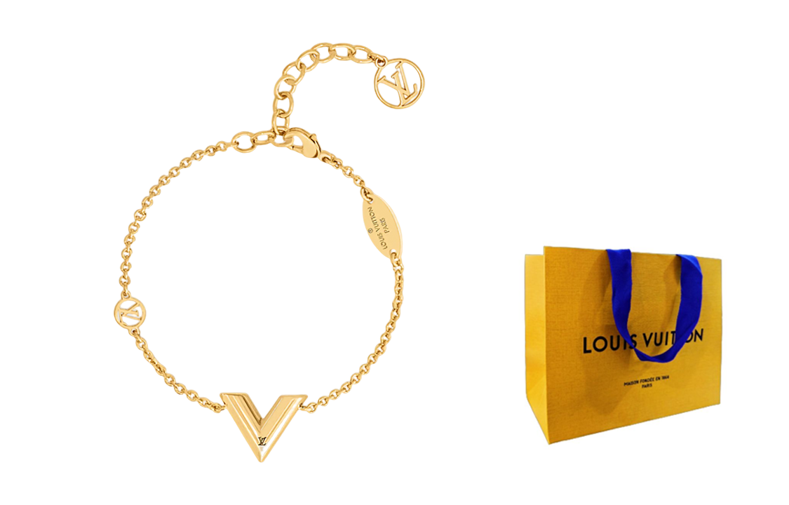 Louis Vuitton Unisex Metal Bracelet Fashion Minimalist Trendy Couple Design. m00858 圖 2