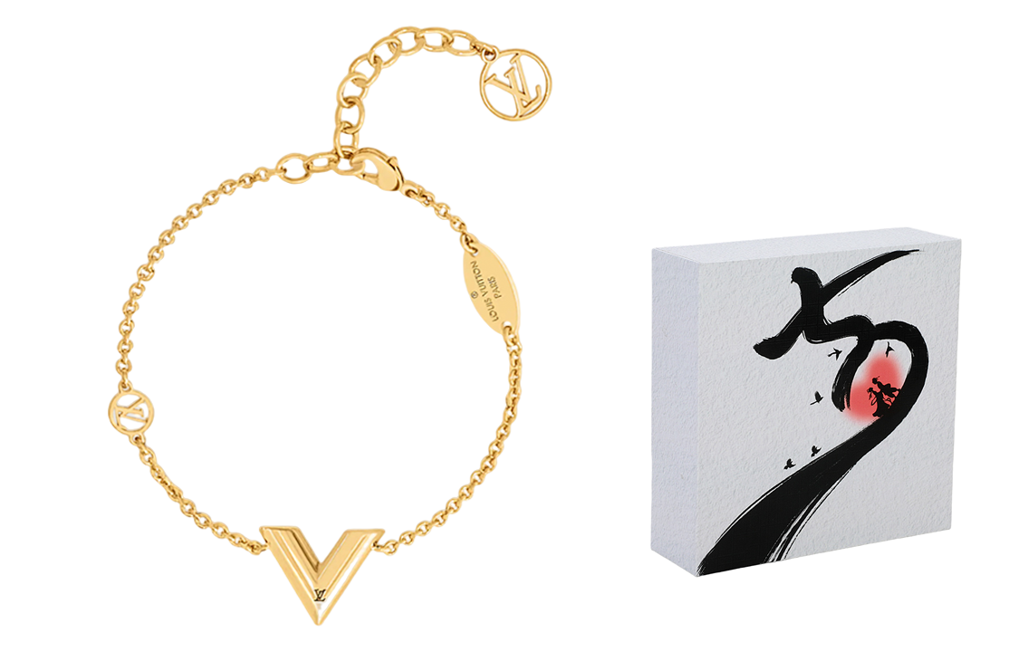 Louis Vuitton Unisex Metal Bracelet Fashion Minimalist Trendy Couple Design. m00858 圖 6