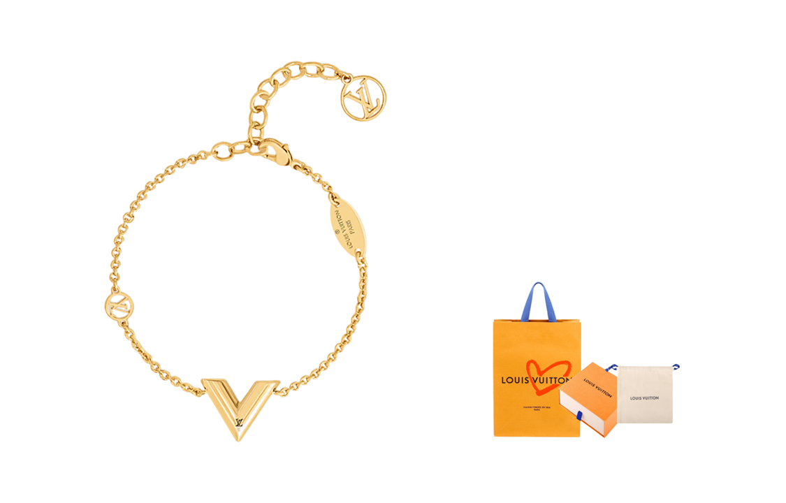 Louis Vuitton Unisex Metal Bracelet Fashion Minimalist Trendy Couple Design. m00858 圖 7