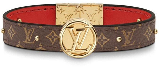 louis-vuitton-unisex-red-leather-bracelet-m6268