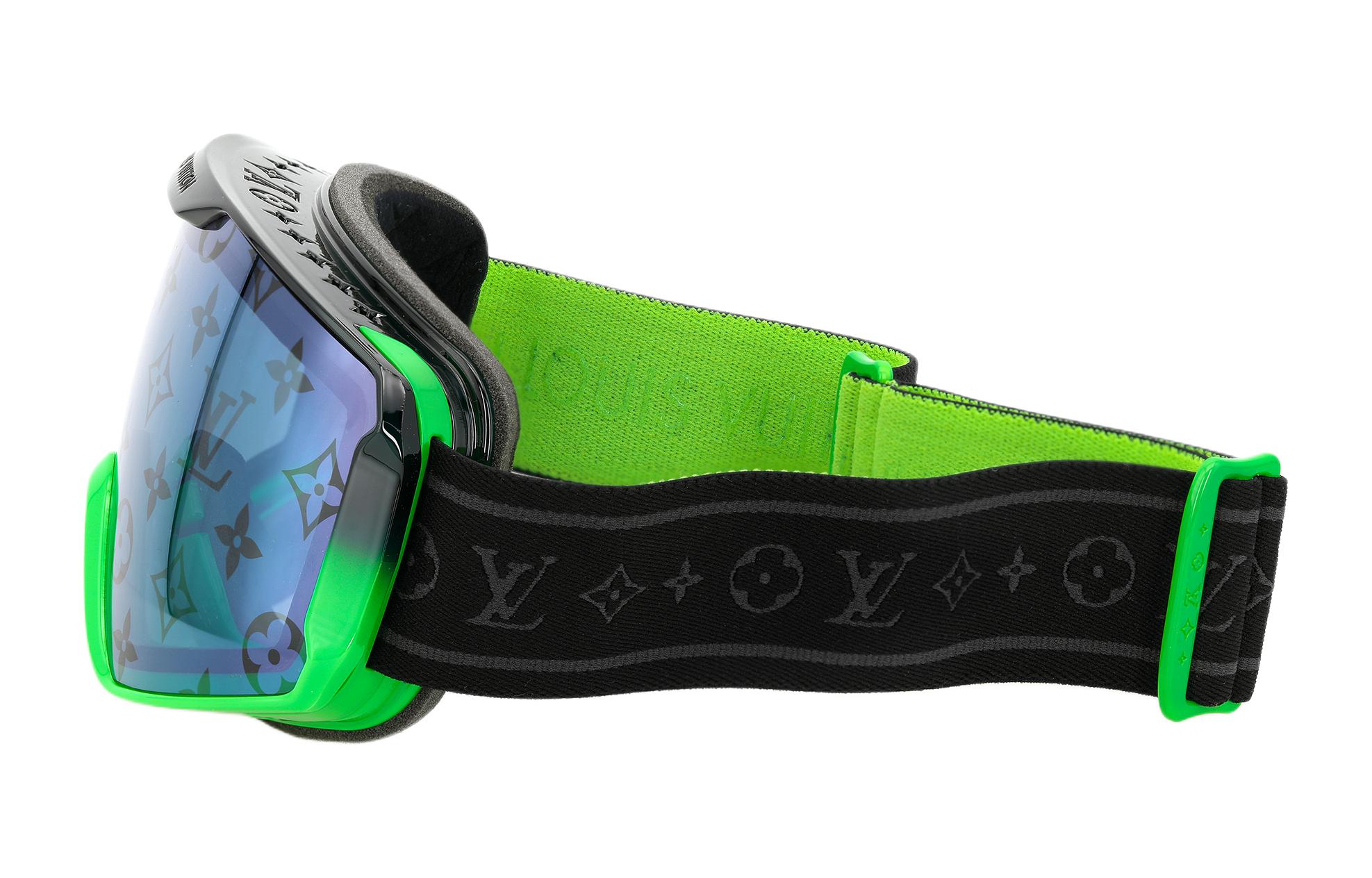 Cheap 路易威登男女通用滑雪眼镜绿镜片防雾全天候标志款 Z2035E