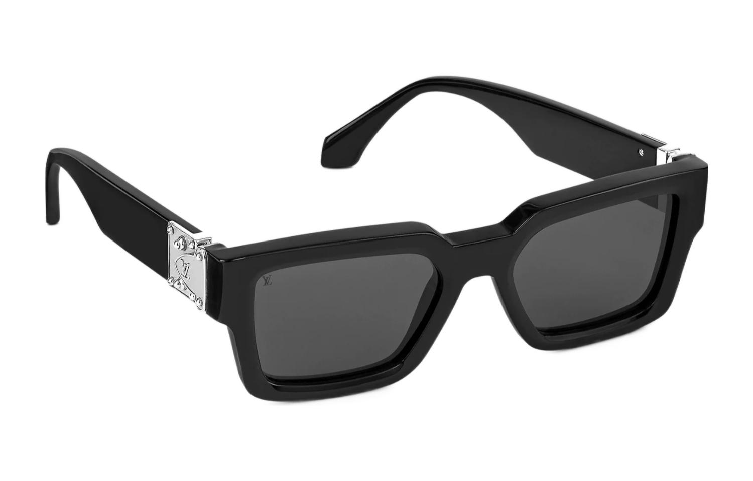 Lookbook ルイヴィトン ユニセックス スクエア サングラス ブラック - スタイリッシュでクラシック Z1414W
