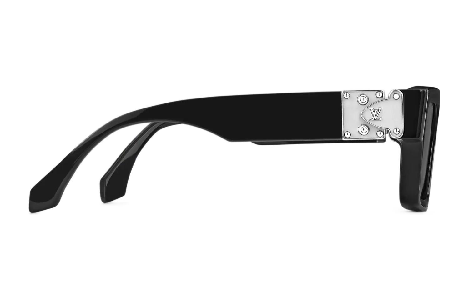Shop ルイヴィトン ユニセックス スクエア サングラス ブラック - スタイリッシュでクラシック Z1414W