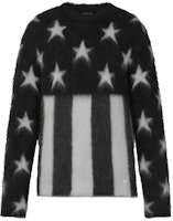 LOUIS VUITTON Unisex Star Stripes Jacquard Crewneck Sweater Dark Grey 1A5PMW LOUIS VUITTON Unisex Star Stripes Jacquard Crewneck Sweater Dark Grey 1A5PMW
