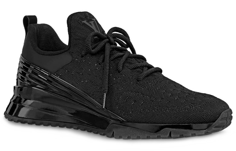 Order Louis Vuitton V.N.R ''Zwart Knit'' Sneakers 1A7VTY