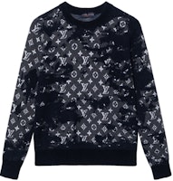 Louis Vuitton Vintage Black Crew Neck Wool Sweater 1A8GYD Louis Vuitton Vintage Black Crew Neck Wool Sweater 1A8GYD