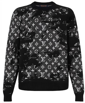 Louis Vuitton Vintage Baju Sejuk Wool Leher Bulat Hitam 1A8GYD Order Louis Vuitton Vintage Baju Sejuk Wool Leher Bulat Hitam 1A8GYD