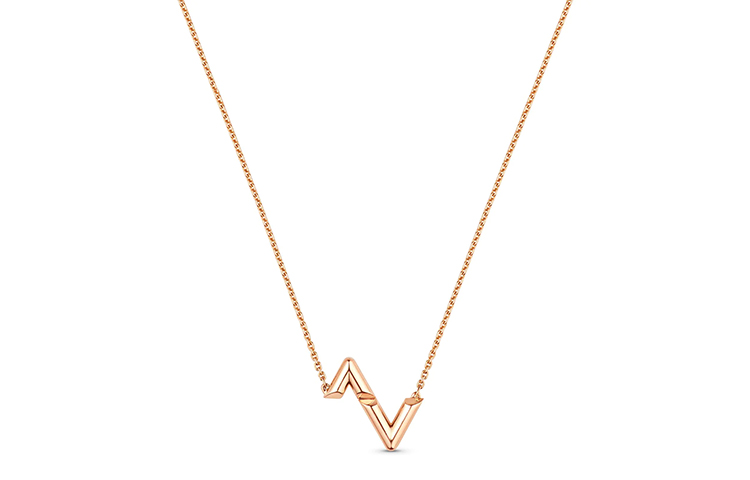 Louis Vuitton Volt Pink 18K Gold Necklace - Jewelry Series Q93809