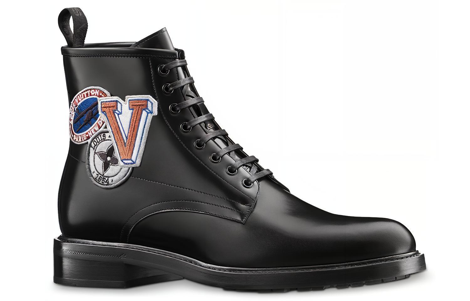 Order Louis Vuitton Bota Voltaire Tobillo 'Piel de Ternera Negra Charolada' 1A3GCP