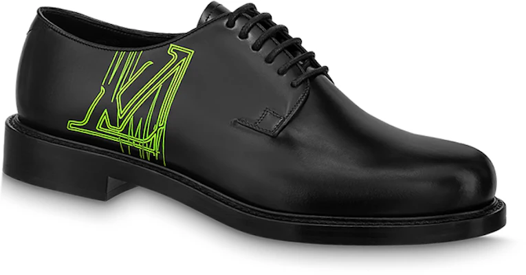 Kasut Louis Vuitton Voltaire Derby 'Hitam Hijau' 1ABNF4 Lookbook Kasut Louis Vuitton Voltaire Derby 'Hitam Hijau' 1ABNF4