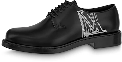 Louis Vuitton Voltaire Derby Shoes 'Black White' 1ABNC9 Louis Vuitton Voltaire Derby Shoes 'Black White' 1ABNC9