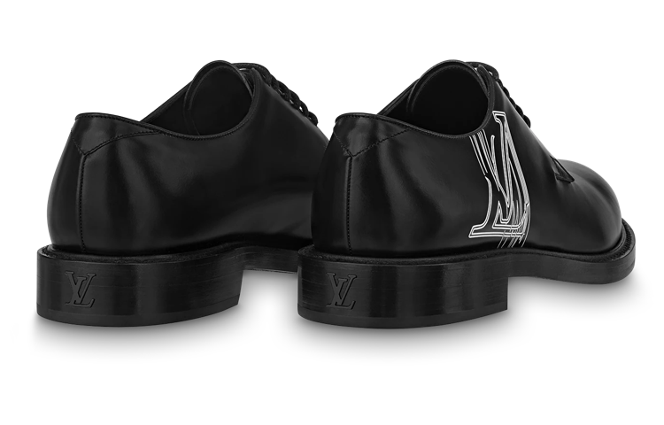 Lookbook 路易威登伏尔泰德比鞋 '黑白' 1ABNC9