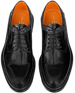 路易威登 皮革 時尚綁帶圓頭 男士休閒鞋 男款 黑色 Lookbook 路易威登 皮革 時尚綁帶圓頭 男士休閒鞋 男款 黑色