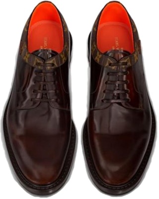 Louis Vuitton Voltaire Derby Kasut ''Coklat dengan Corak Monogram Colar'' 1A8Y3Z Shop Louis Vuitton Voltaire Derby Kasut ''Coklat dengan Corak Monogram Colar'' 1A8Y3Z