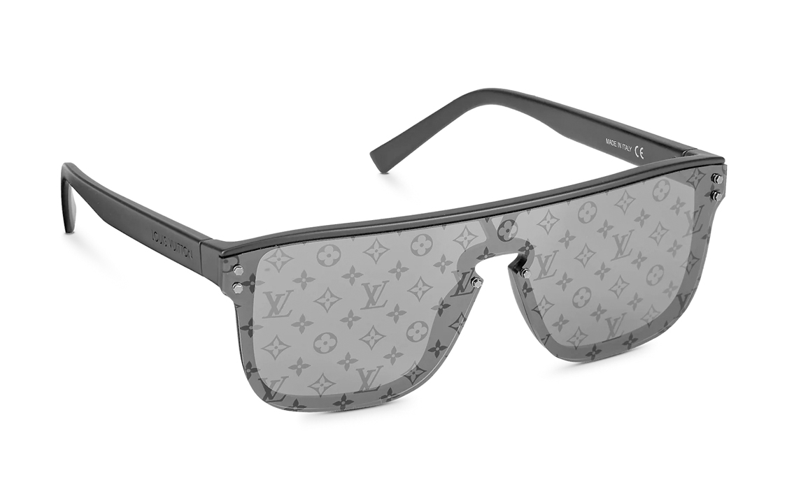 Louis Vuitton Waimea Logo Aviator Sunglasses - Black for Men Z1082E 圖 3