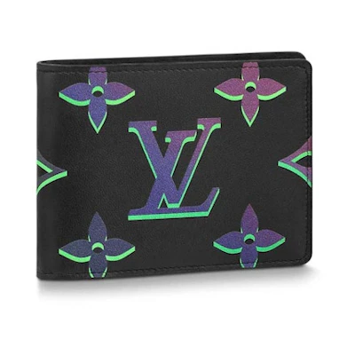 Louis Vuitton Wallet Multiple Black Borealis