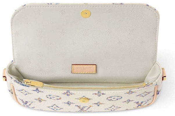 Louis Vuitton Dompet Rantaian Ivy Multicolor Putih Lookbook Louis Vuitton Dompet Rantaian Ivy Multicolor Putih