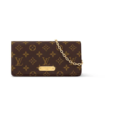 Louis Vuitton Wallet On Chain Lily Monogram